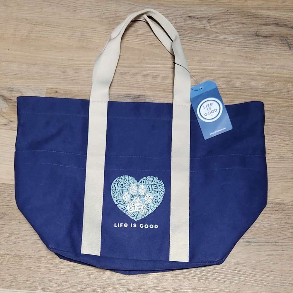 Heavy Cotton Canvas Tote Bag w/ Zipper Pouch (BIN A)